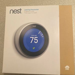 Nest Learning Thermostat 3rd gen; Never used before with all parts in box